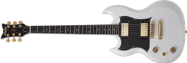 Schecter DIAMOND SERIES ZV-H6LLYW66D Gloss White   Left Handed  6-String Electric Guitar 2024